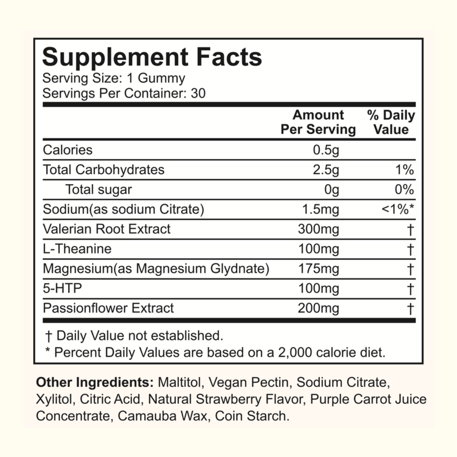 Mortaine_Sleep Spark_ingredients