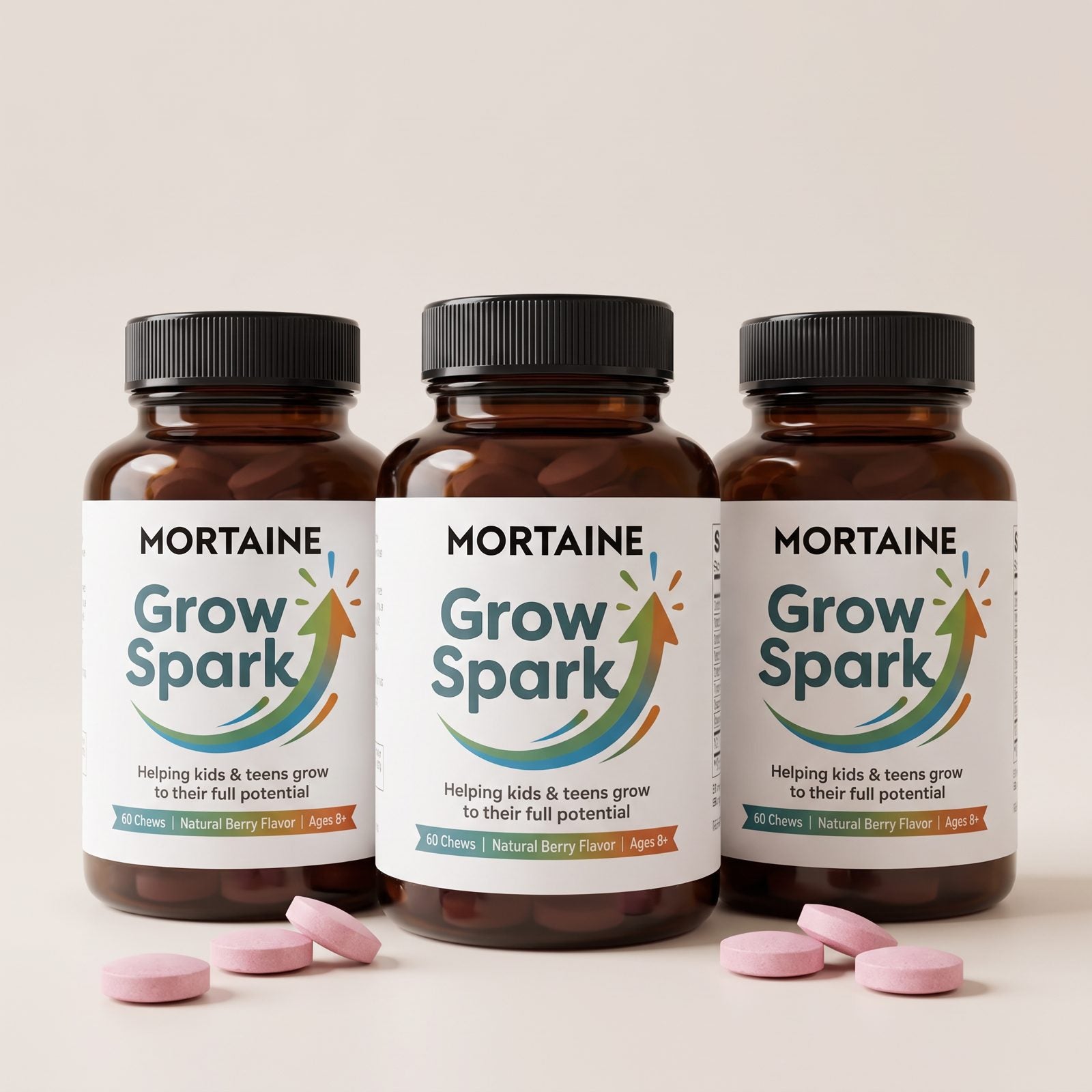 Three bottles of Grow Spark